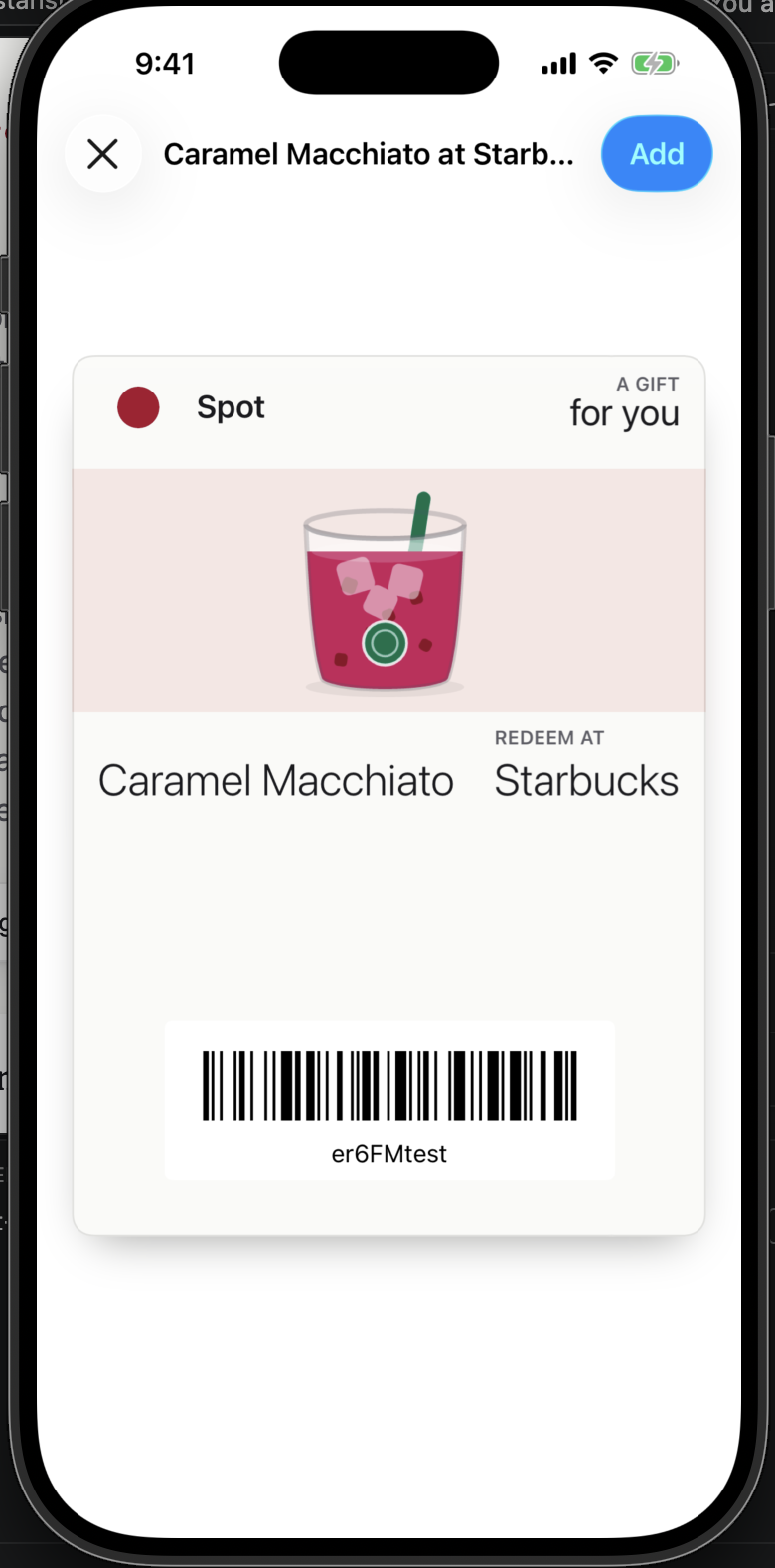 straight to apple wallet
